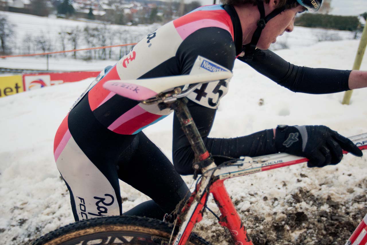 Zach McDonald could ride more of the sand and run-up sections than any rider all day ©Tom Robertson