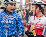 Yannick Eckmann and Andrew Dillman at the finish ©Tom Robertson