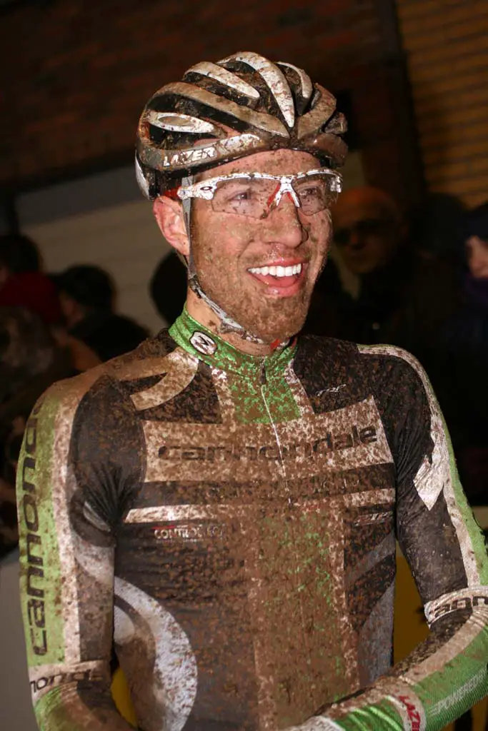 Jeremy Powers clearly enjoyed the race and the conditions. ? Bart Hazen