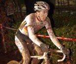 Phillip Walsleben, and the white kit, do their best in the conditions. ? Bart Hazen