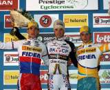 Stybar (l), Albert and Pauwels on the podium. ? Bart Hazen