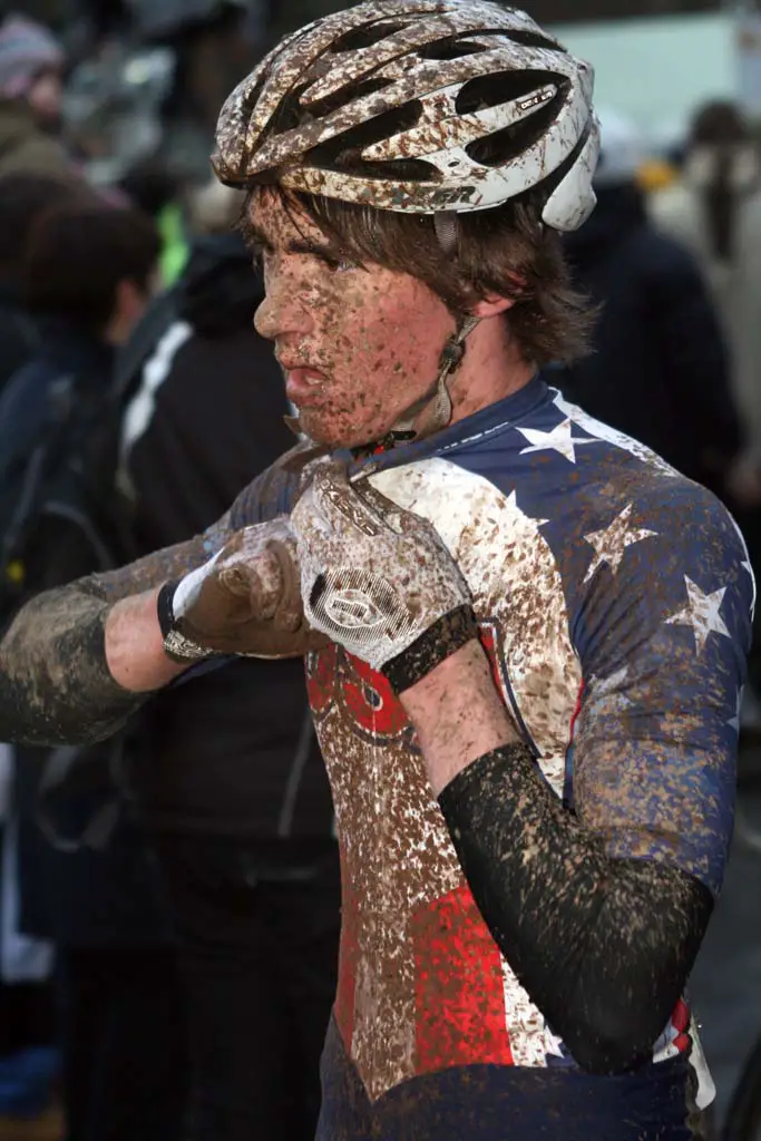 The US U23 men learning the ropes in the tough conditions at Diegem. ? Bart Hazen