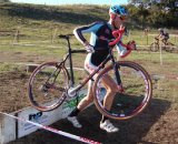 A Bailey Bikes Rider tackles the barriers © Amanda Schaper 