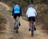 Don Myrah, with his most loyal training partner - his daughter. ©Cyclocross Magazine