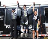 The Women’s Podium (L to R) – Bresnick-Zocchi, Annis, Anthony © Pedal Power Photography