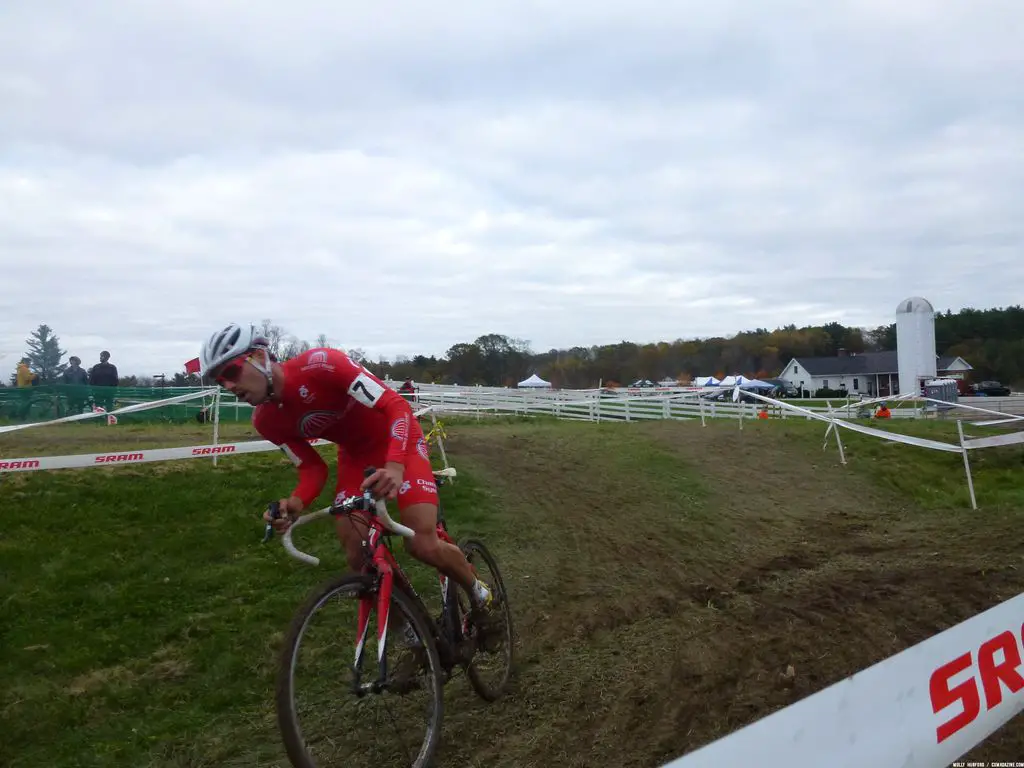 Jesse Anthony on the off-camber. © Cyclocross Magazine