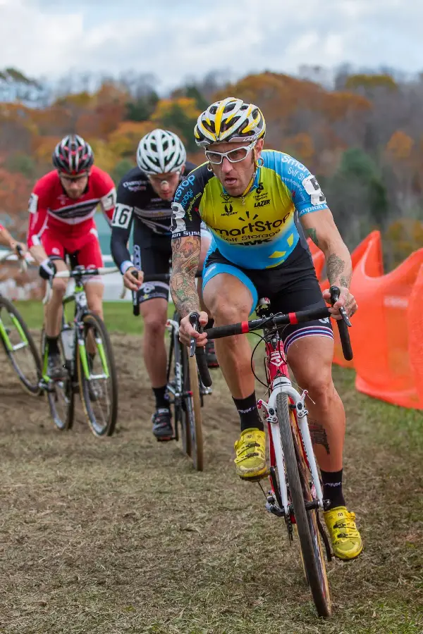 Adam Myerson negotiates one of the many twists and turns on the course © Todd Prekaski