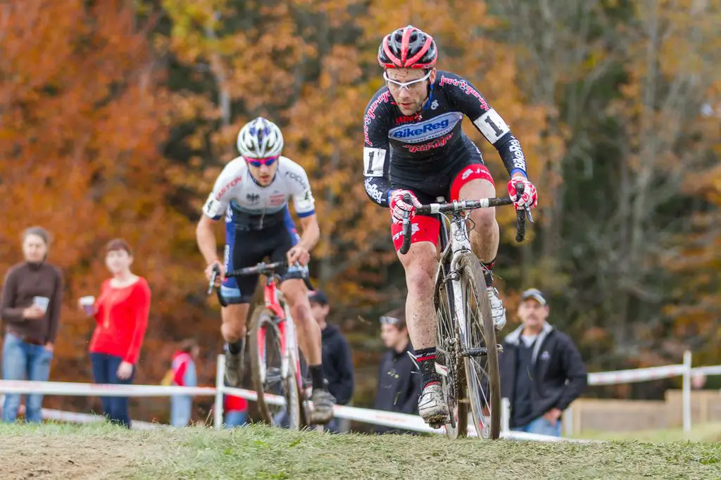  Lindine and Durrin, still together in one of the final laps © Todd Prekaski