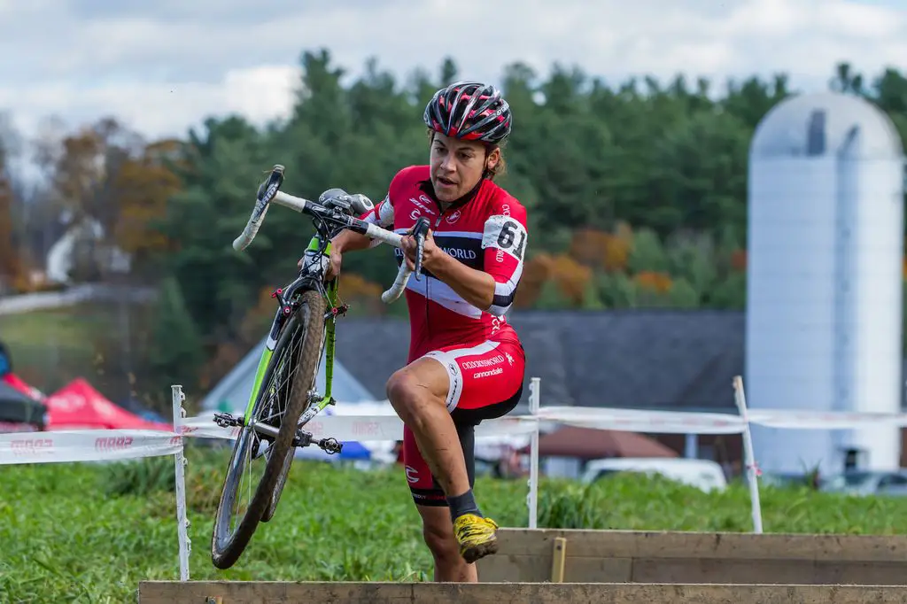 Despite a difficult start to her race, Anthony rode away for her fourth Verge Series win © Todd Prekaski