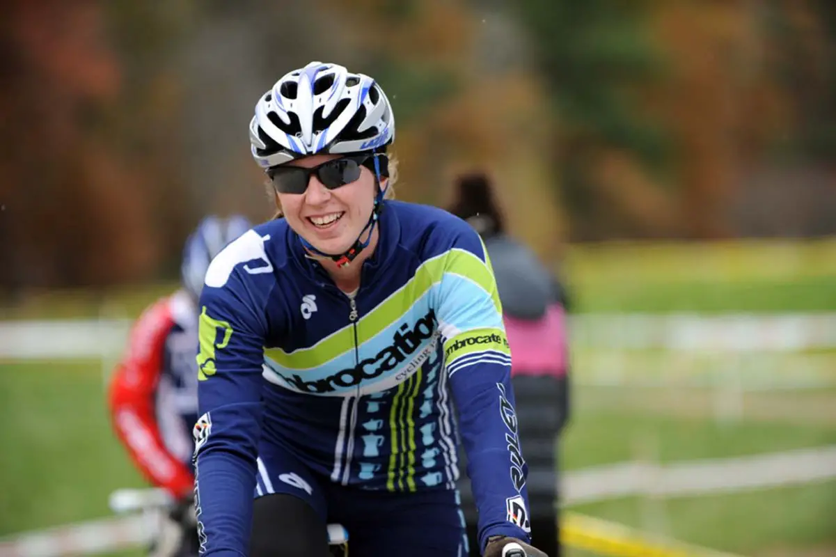 Linnea Koons (Embrocation Cycling Journal) was pleased with her fourth place finish © Natalia Boltukhova | Pedal Power Photography