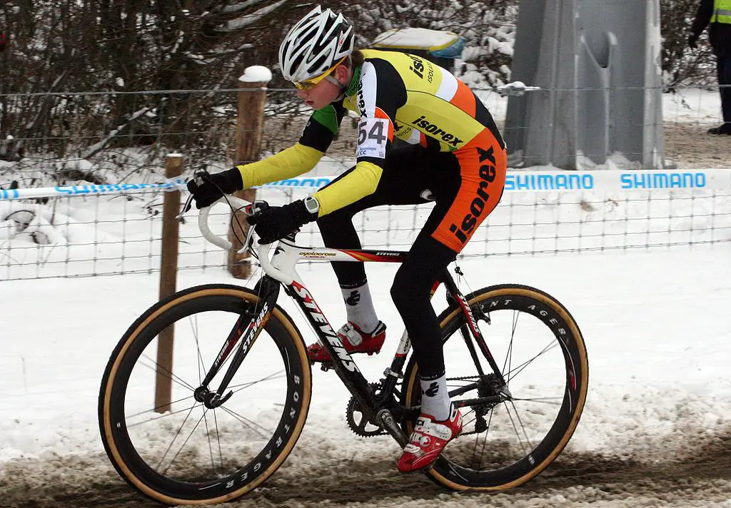 Mathieu van der Poel reached second on the podium. ? Bart Hazen