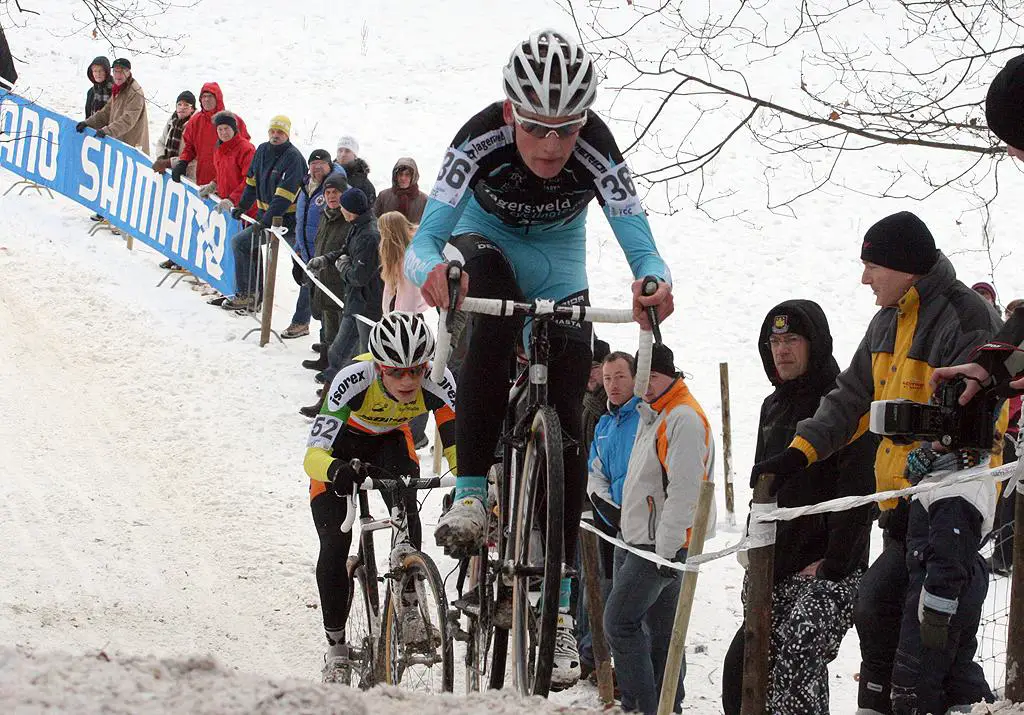 Teunissen was unable to hold off van der Poel. ? Bart Hazen