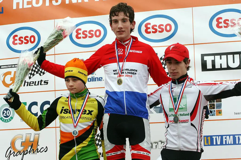 The beginners podium. ? Bart Hazen