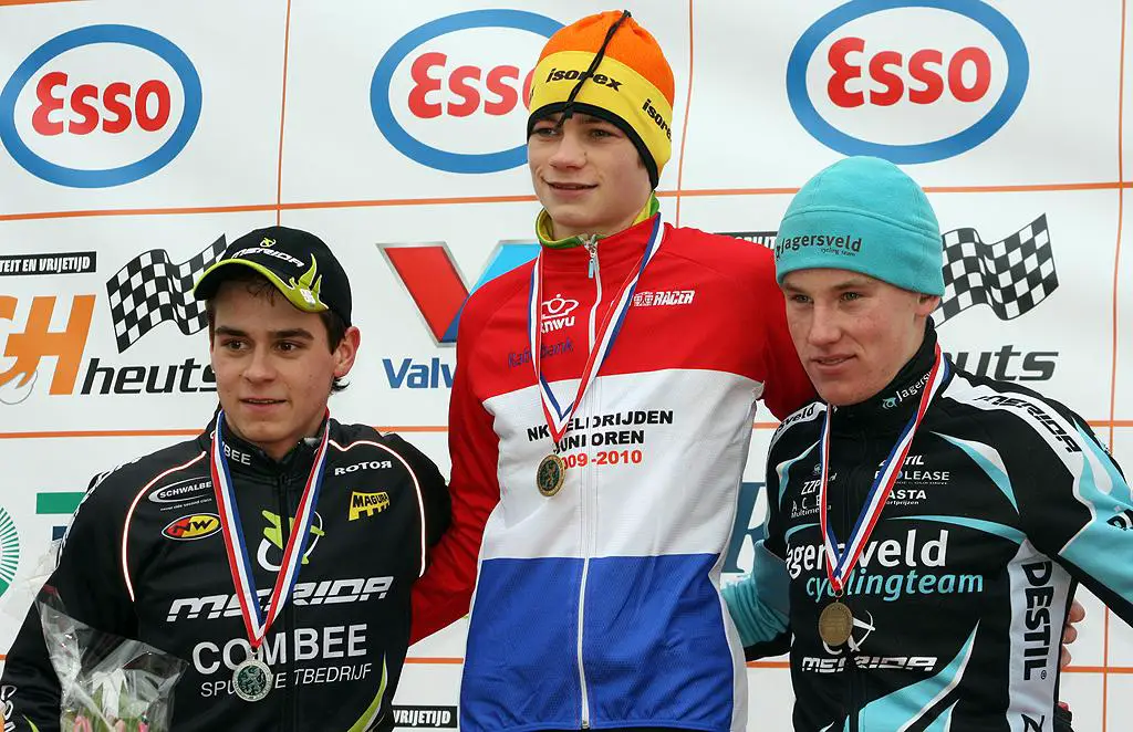 Dutch National Championship Junior Men podium. ? Bart Hazen