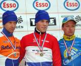 The elite podium at the Dutch Championships. ? Bart Hazen