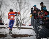 The unstoppable van der Poel in the Elite Junior World Championships of Cyclocross 2013 © Meg McMahon