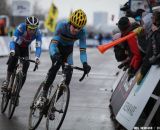 Toupalik chases in the Elite Junior World Championships of Cyclocross 2013 © Meg McMahon