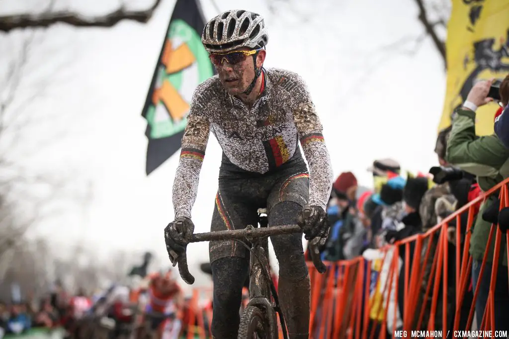 Yannick Eckmann in the Elite U23 World Championships of Cyclocross 2013 © Meg McMahon