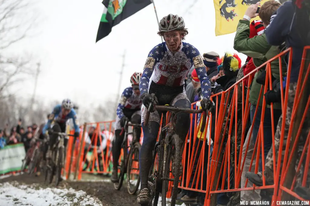 Andrew Dillman in the Elite U23 World Championships of Cyclocross 2013 © Meg McMahon