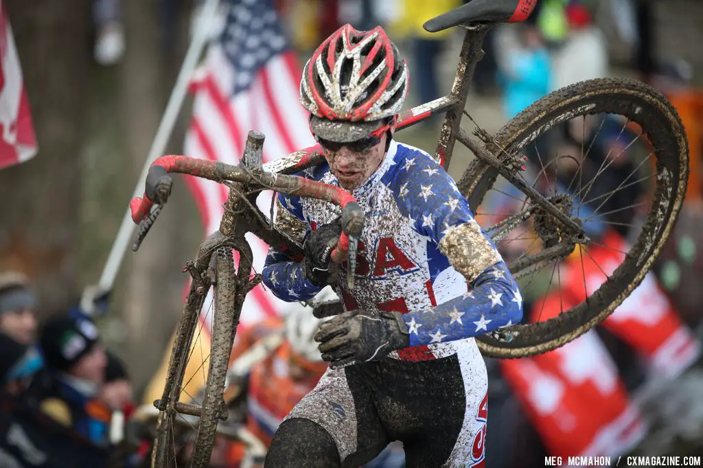 Josh Johnson in the Elite U23 World Championships of Cyclocross 2013 © Meg McMahon