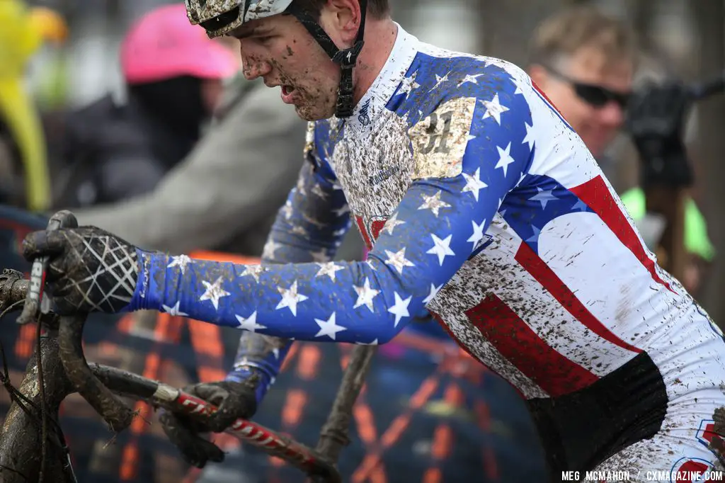 Tobin Ortenblad in the Elite U23 World Championships of Cyclocross 2013 © Meg McMahon