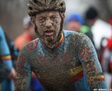 Muddy and tired in the Elite U23 World Championships of Cyclocross 2013 © Meg McMahon