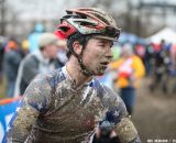 Exhausted American racer after the Elite U23 World Championships of Cyclocross 2013 © Meg McMahon