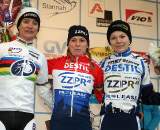 Van den Brand, Vos, and Van Paassen. 2009 Azencross - Loenhout GVA Trofee Series. ? Bart Hazen