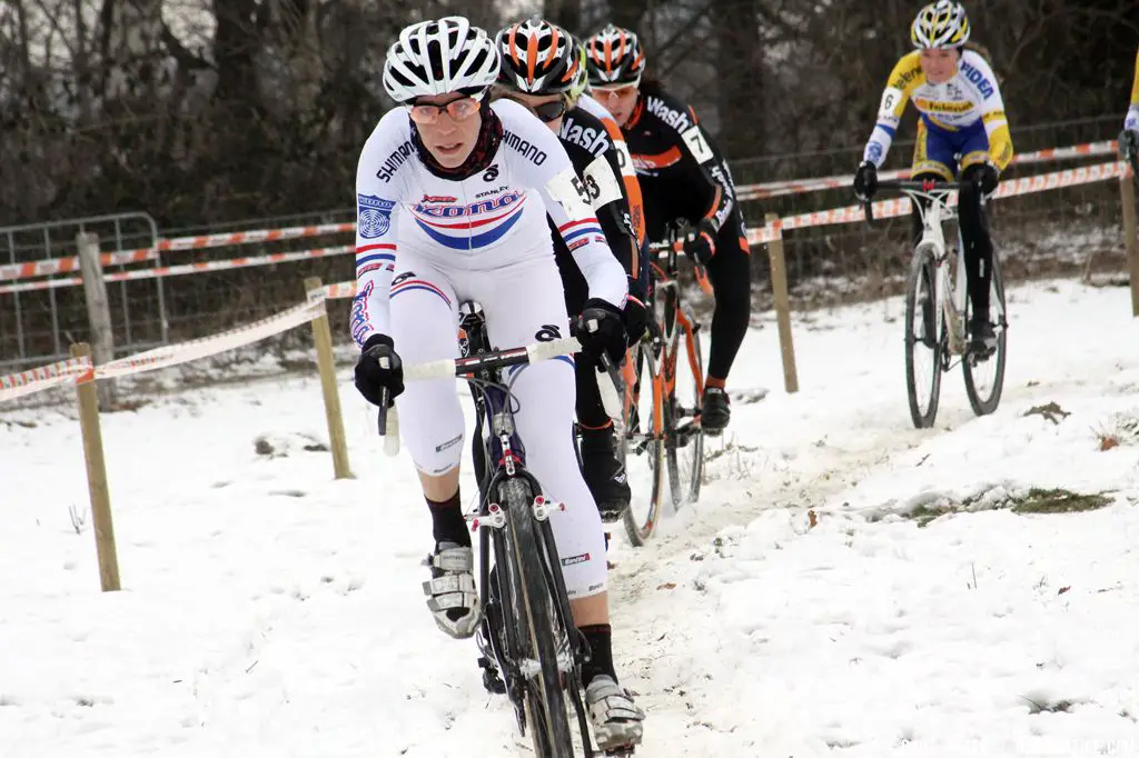 Helen Wyman at GP Heuts. © Bart Hazen