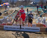 Elle Anderson (California Giant Cycling) leading the first lap.  © Brian Nelson