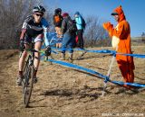 Sunny Gilbert (Michelob Ultra / Big Shark Racing enjoys the Elite Race after winning the 35-39 title Saturday.   © Brian Nelson