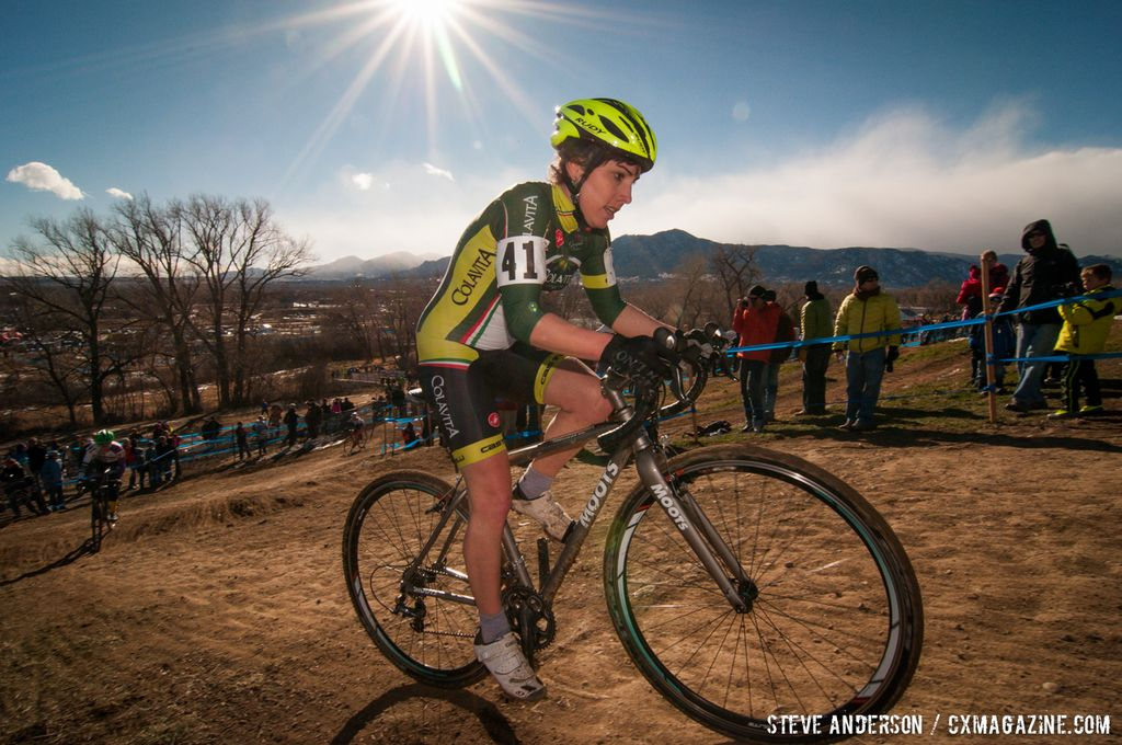 CXM\'s Molly Hurford at Elite Women 2014 USA Cyclocross Nationals. © Steve Anderson