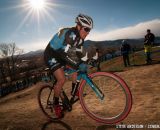 Compton powering away at Elite Women 2014 USA Cyclocross Nationals. © Steve Anderson