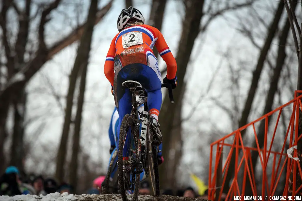 Sanne van Paassen in the Elite Women World Championships of Cyclocross 2013 © Meg McMahon