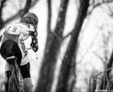 Antonneau pushes up hill in the Elite Women World Championships of Cyclocross 2013 © Meg McMahon