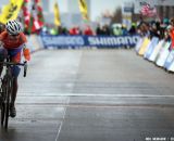 Vos gets one to go in the Elite Women World Championships of Cyclocross 2013 © Meg McMahon