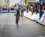 Nash with one to go in the Elite Women World Championships of Cyclocross 2013 © Meg McMahon