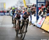 Dombroski puts on her game face in the Elite Women World Championships of Cyclocross 2013 © Meg McMahon