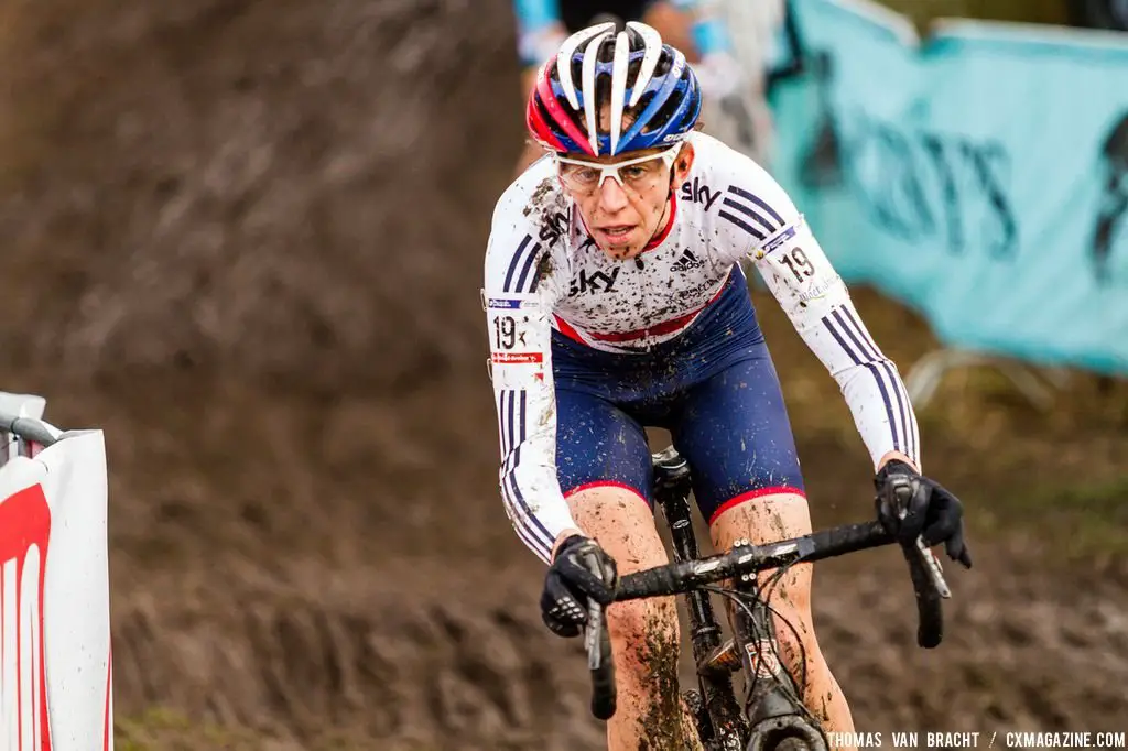 Helen Wyman at  at Elite Women UCI Cyclocross World Championships. © Thomas Van Bracht