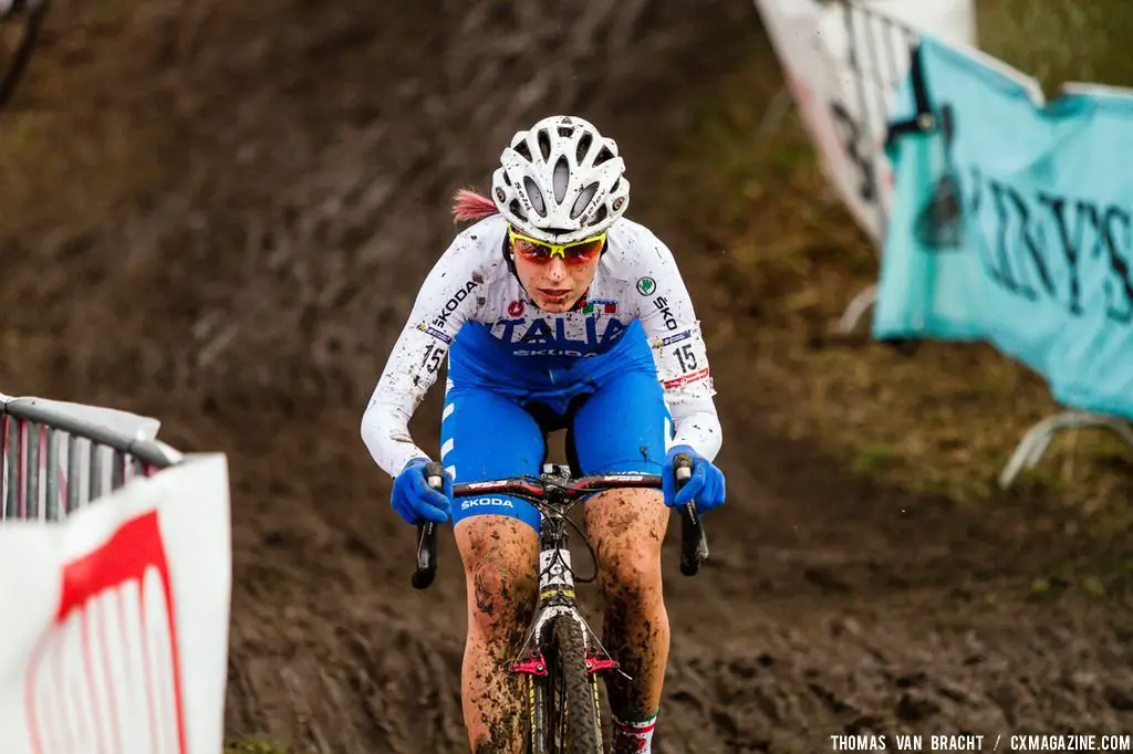 Alice Maria Arzuffi at Elite Women UCI Cyclocross World Championships. © Thomas Van Bracht