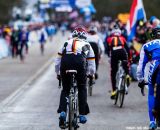 Heading to the start at Elite Women UCI Cyclocross World Championships. © Thomas Van Bracht