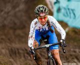 Eva Lechner at Elite Women UCI Cyclocross World Championships. © Thomas Van Bracht