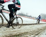 The snow added yet another challenge to Belgian racing. © Tom Robertson