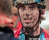 McDonald seems to enjoy the Belgian mud. © Tom Robertson