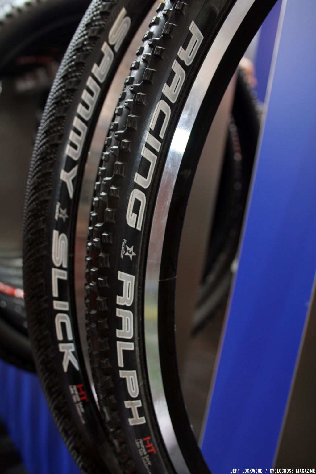 A profile view of the new Schwalbe tires. © Jeff Lockwood