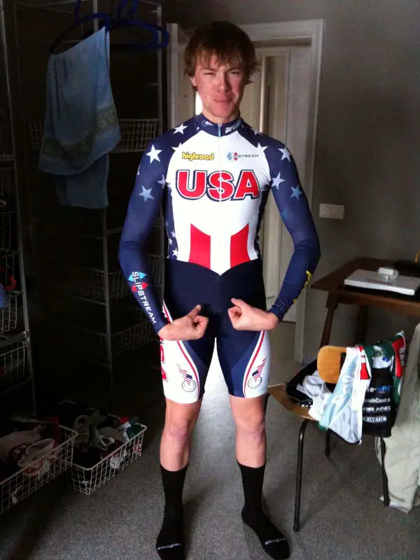 Josh Berry before World Cup. Bodybuilder or bike racer? ? Nathan Phillips