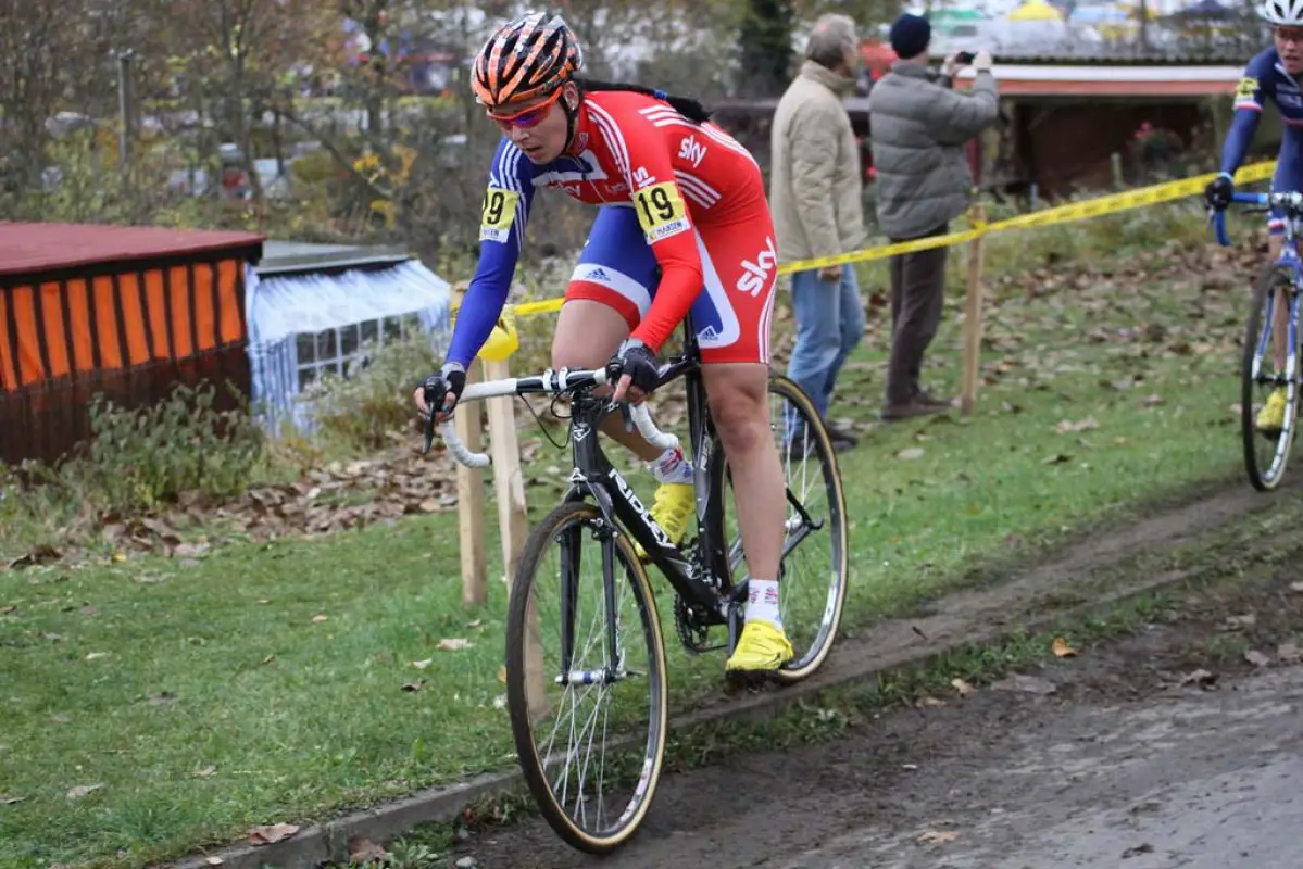 Nikki Harris brought a second British jersey into the top 20. © Bart Hazen