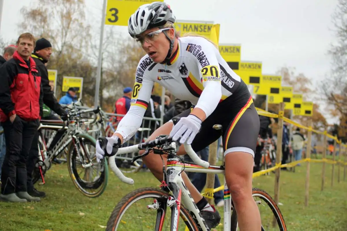 Hanka Kupfernagel would finish fourth. © Bart Hazen