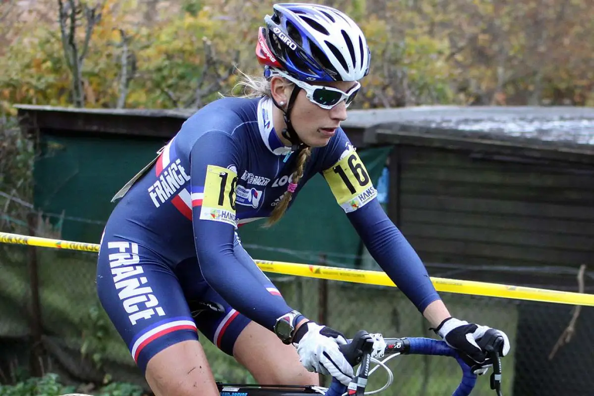 Pauline Ferrand Prevot rounded out the top 10 in Frankfurt. © Bart Hazen