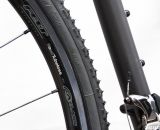 CxR1 Roa Tubeless disc wheels on the Felt 2014 F2x carbon cyclocross bike gives buyers a chance to ride low pressure and not need race wheels. © Cyclocross Magazine